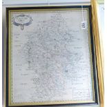 A early map of Staffordshire by Robt.