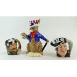 Royal Doulton small character jugs Long John Silver 6386,