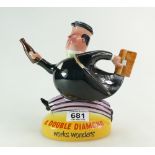 Beswick water jug as a walking City Gent advertising "A Double Diamond", height 21.