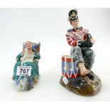 Royal Doulton character figures to include Drummer Boy HN2679 and Twilight HN2256 (seconds)