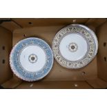 A mixed selection of ceramic items to include Wedgwood Florentine dinner plates and unnumbered