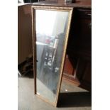 A rectangular gilt framed Mirror.