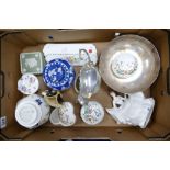 A mixed selection of items to include Wedgwood, Minton,