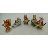 Border Fine Arts Beatrix potter figurines.