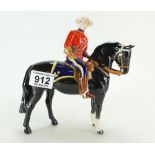 Beswick Canadian Mountie on black horse (damaged rear leg) 1375.