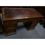 Satin wood writing writing desk