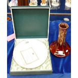 Minton Octocentenary Charter celebration bowl (boxed) and stylised West German mid century vase (2)