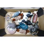 A mixed selection of ceramic items to include Wade Star Fish,