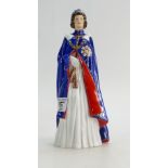 Royal Doulton Queen Elizabeth the Second figure to celebrate the 30th anniversary of the coronation