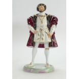 Henry the VIII Coalport figure 24cm high. Boxed.