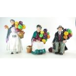 Royal Doulton character figures The Old Balloon Seller HN1315,