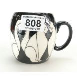 Moorcroft Love Cats mug. shape MU2.