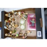 A collection of Goebel Hummel figures comprising Spring Song, Clear as a bell, Spring time,