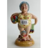 A Bairstow Manor Pottery figurine ' I cant see my little fanny' . Limited Edition 18 of 80.