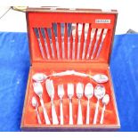 Oneida mid century cased cutlery set