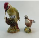 Beswick green Woodpecker 1213 and Jay 2417 (2)