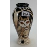 A Moorcroft Father & Son Owl vase by Vicki Lovatt.