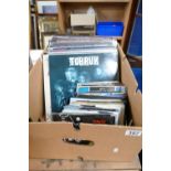 A collection of 1980's and 1990's LP's and singles to include David Bowie, Thin Lizzie,
