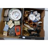A mixed collection of items to include Royal Doulton character figure Lunchtime,