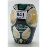 Moorcroft Rising Sun vase. Numbered Edit