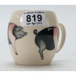 Moorcroft Saddleback Pig mug. Shape mu2