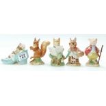 Border Fine Arts Beatrix potter figurines.