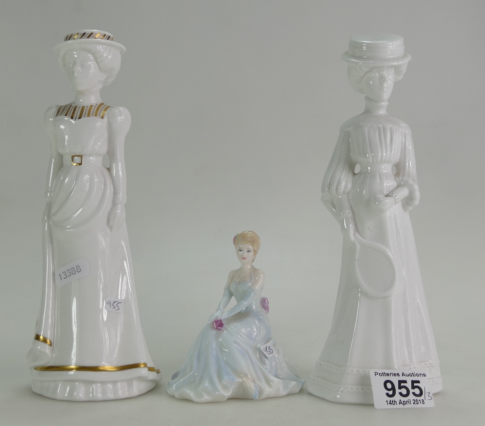 Spode Pauline Shoan figures Alexandria and Emily,