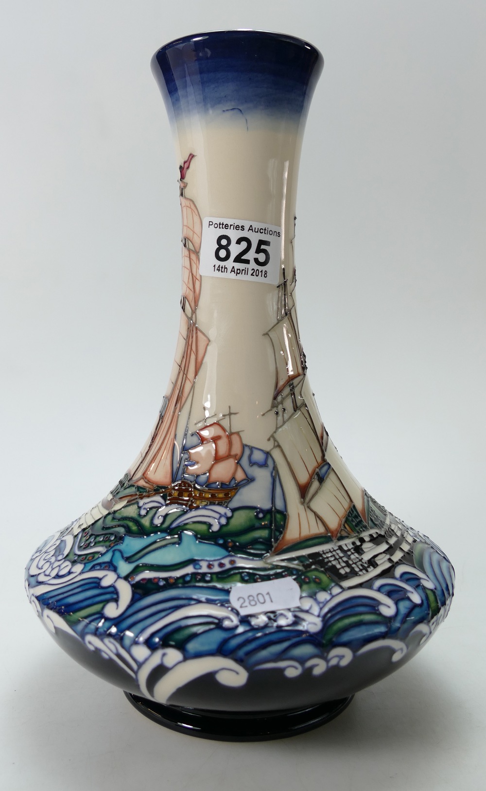 Moorcroft Launching Liberty vase. Number