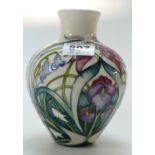 Moorcroft Sorrow & Laughter vase. Limite