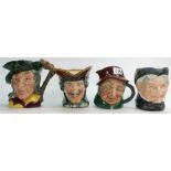 Royal Doulton large character jug Pied Piper D6403, Uncle Tom Cobbleigh D6337,