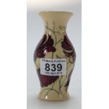 Moorcroft Chocolate Cosmos vase. Designe