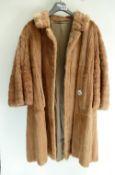 Ladies Browns of Chester fur coat size 8