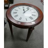 Mahogany curricular side table,