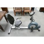 Carl Lewis recumbant exercise bike