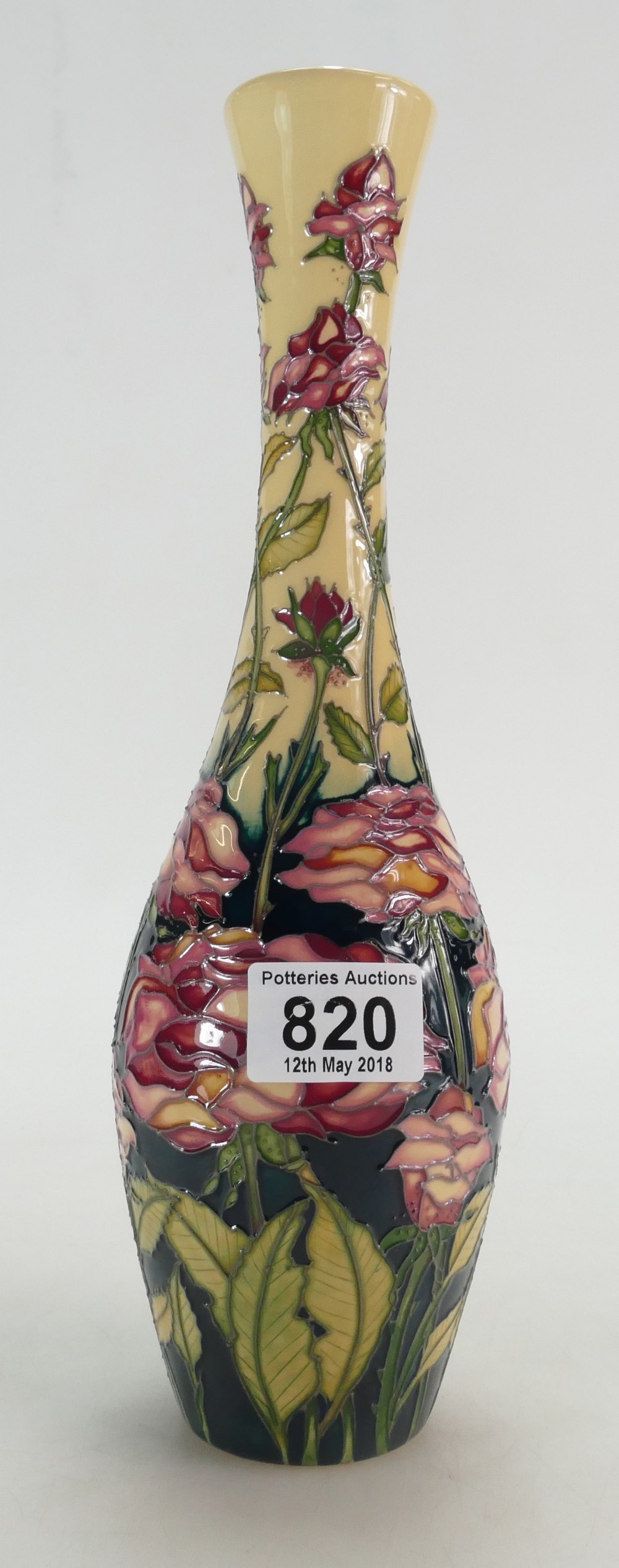 Moorcroft Centifolia vase. Limited editi