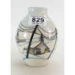 Moorcroft Home for Christmas vase. Numbe