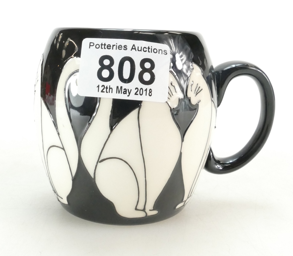 Moorcroft Love Cats mug. shape MU2. 1sts