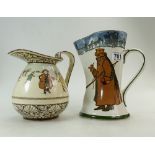 Two Royal Doulton jugs William Ye Driver