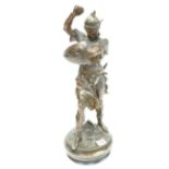 Large period bronze spelter figure signe