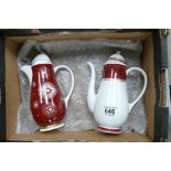 Suzie Cooper coffee pot and milk jug