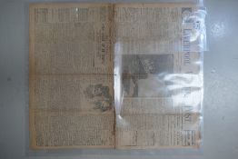 Original Titanic front page article in L