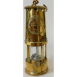 Brass miners lamp.