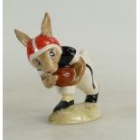Royal Doulton Bunnykins figure Cincinnati College Touchdown DB98 black, white and red colourway,