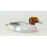 Beswick model of a Wigeon duck 1526 approved by Peter Scott