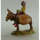 Beswick figure of a lady riding a donkey "Susie Jamaica" 1347