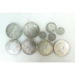 Canada x 4 silver 1 dollar coins 1966, 65, 66, 67,