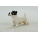 Royal Doulton Sealyham terrier standing HN982 in rare black & white colourway