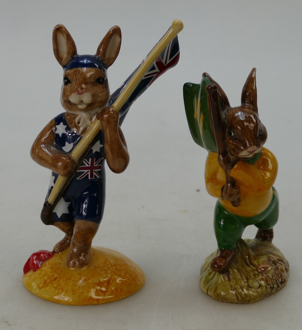 Royal Doulton Bunnykins figure Australian DB58, made for the Australian Bicentenary,