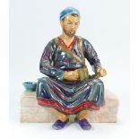 Reg Johnson Studio Pottery figure Egyptian Water Carrier, height 18cm,