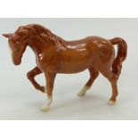 Beswick chestnut Stocky Jogging Mare 855 (both ears with good restoration)